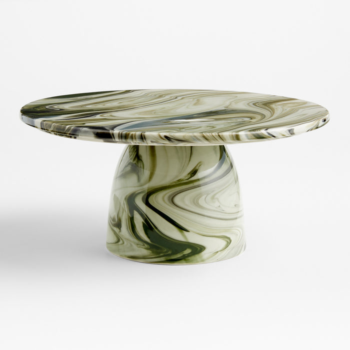 Simone Marbleized Stoneware Cake Stand