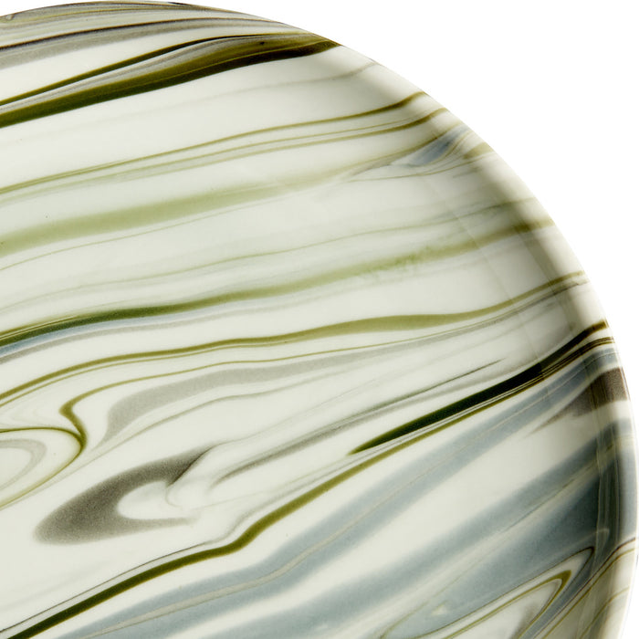 Simone Marbleized Stoneware Salad Plates, Set of 4