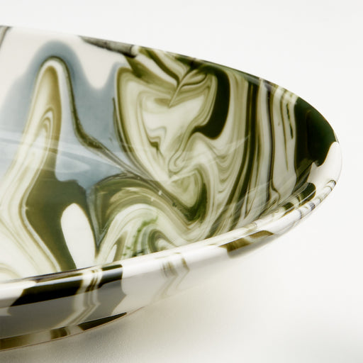 Simone Marbleized Stoneware Serving Platter