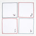 Skier Icon Cocktail Napkin, Set of 4