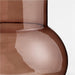 Smoke Brown Glass Squat Vase 17.3"