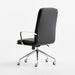 Smythe Black Faux Leather Office Chair