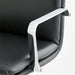 Smythe Black Faux Leather Office Chair