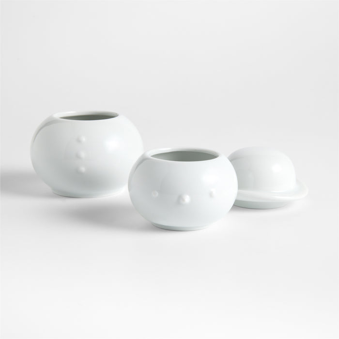 Snowman Stacking Pinch Bowls