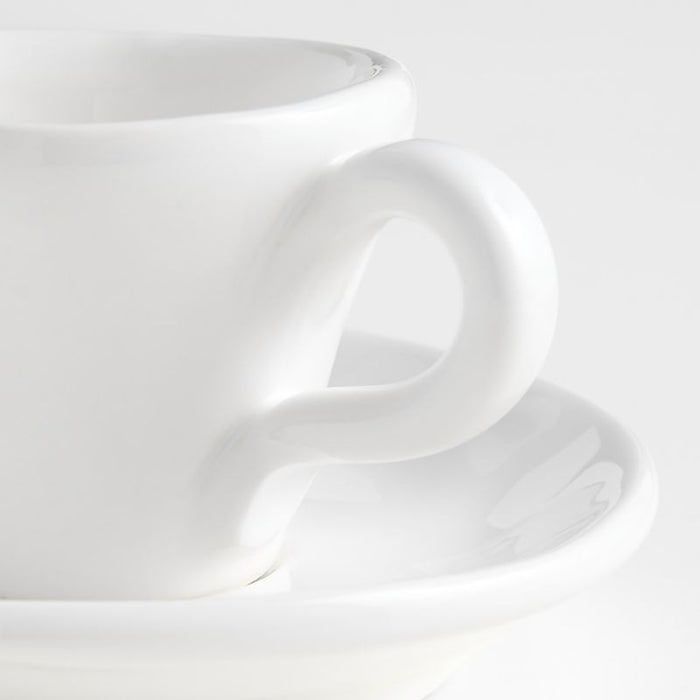 Sorrento 2.4-oz. White Espresso Cup and Saucer