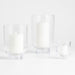 Soto Clear Glass Hurricane  Candle Holder 7"