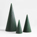 Spruce 8" Ribbed Christmas Tree Candle