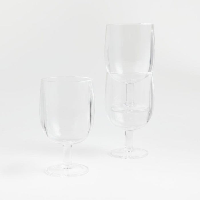 Stacking 8-oz. Acrylic Wine Glass