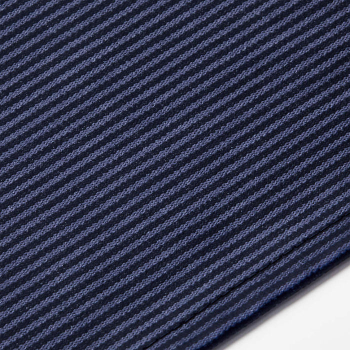 Easy-Clean Striped Navy Placemat