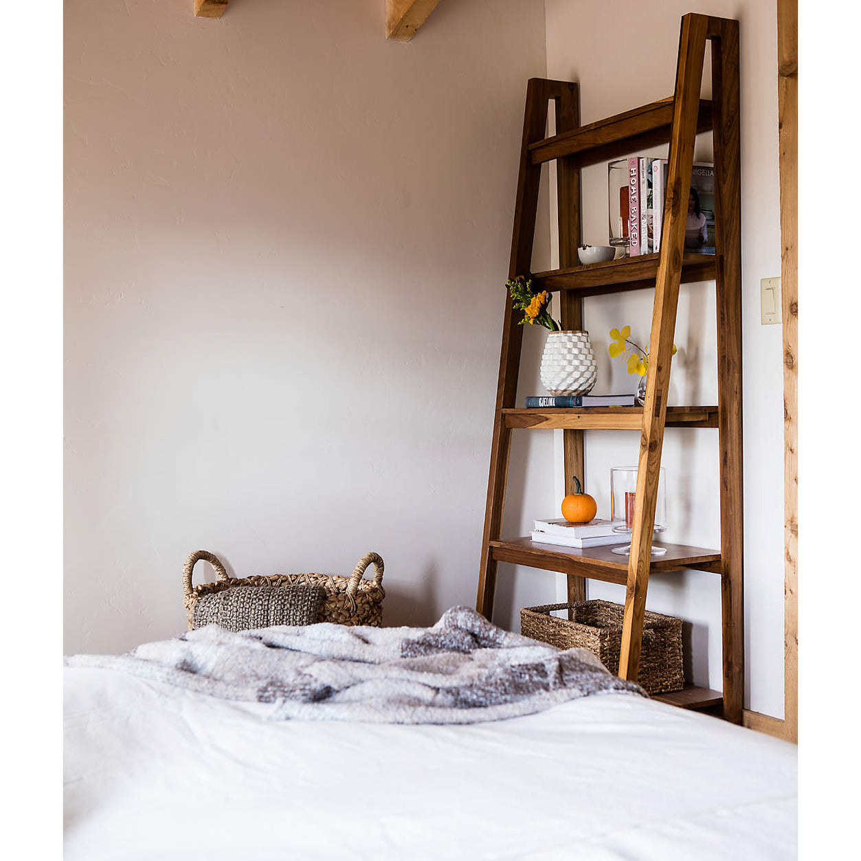 Strut Teak Bookcase Crate and Barrel Philippines