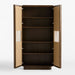 Talay 44" Fumed Oak Closed Storage Cabinet