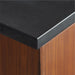 Tate 36" Black Granite Top Single Sink Vanity with Walnut Wood Doors