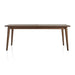 Tate 78"-114" Walnut Extendable Mid-Century Dining Table