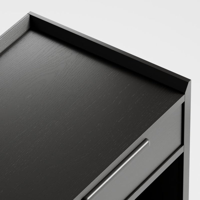 Tate Black Nightstand