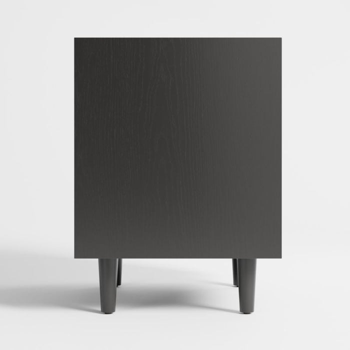 Tate Black Nightstand