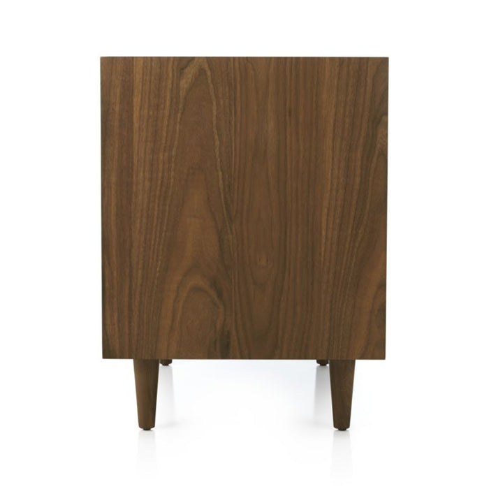 Tate 23" Walnut Wood Nightstand