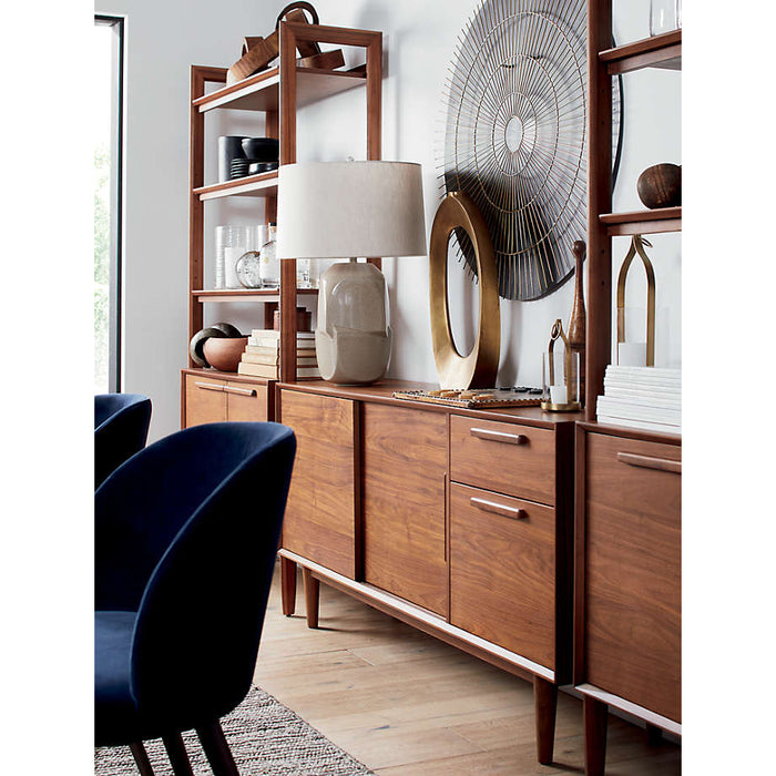 Tate 64.5" Walnut Storage Media Console