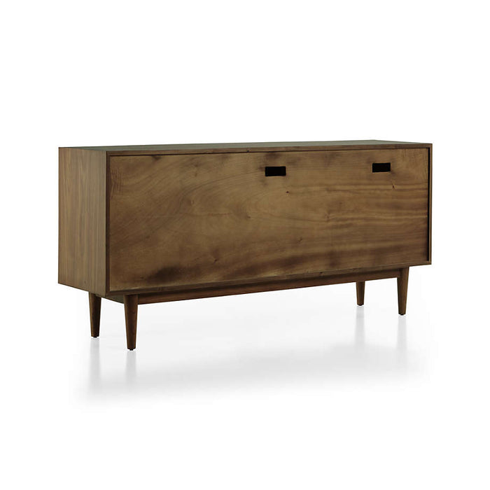 Tate 64.5" Walnut Storage Media Console