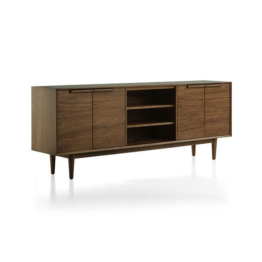 Tate 80" Walnut Storage Media Console