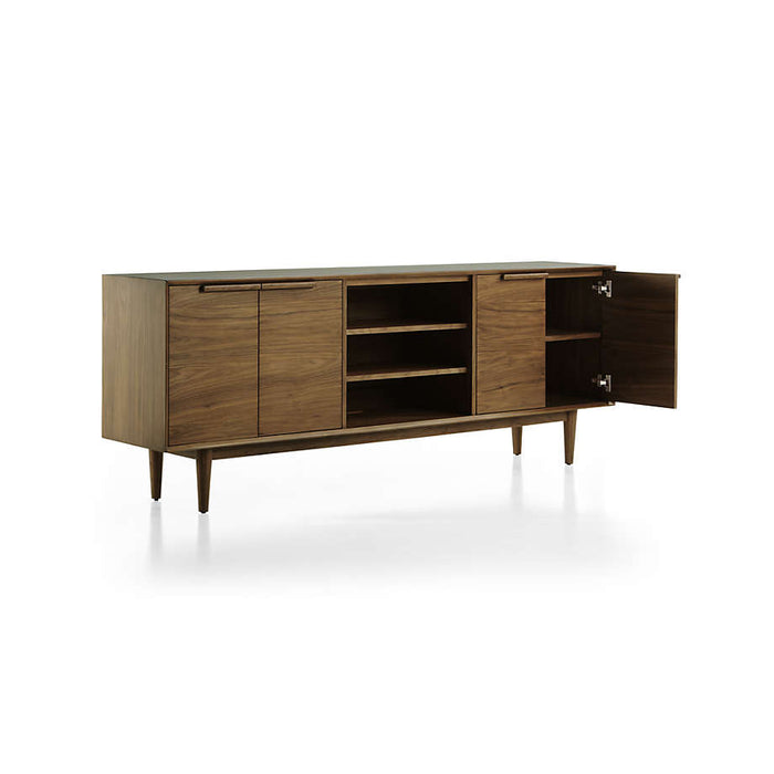 Tate 80" Walnut Storage Media Console