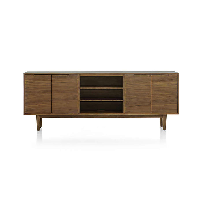 Tate 80" Walnut Storage Media Console