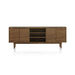 Tate 80" Walnut Storage Media Console