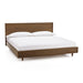 Tate Walnut King Wood Bed