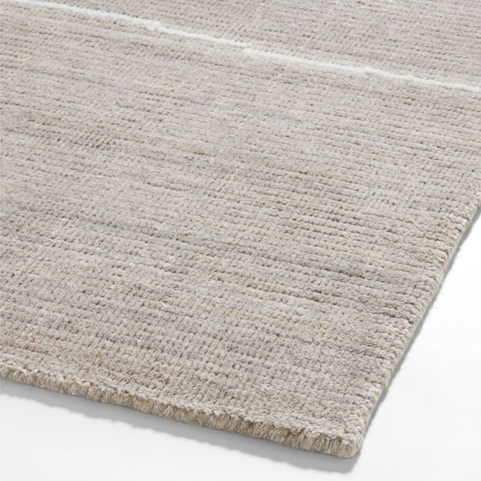 Teramo Performance Handwoven Abstract Grey Area Rug 8'x10'