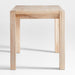 Terra 54" Natural White Oak Wood Desk with Power Outlets