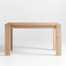 Terra 54" Natural White Oak Wood Desk with Power Outlets