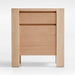 Terra Natural White Oak Wood End Table File Cabinet