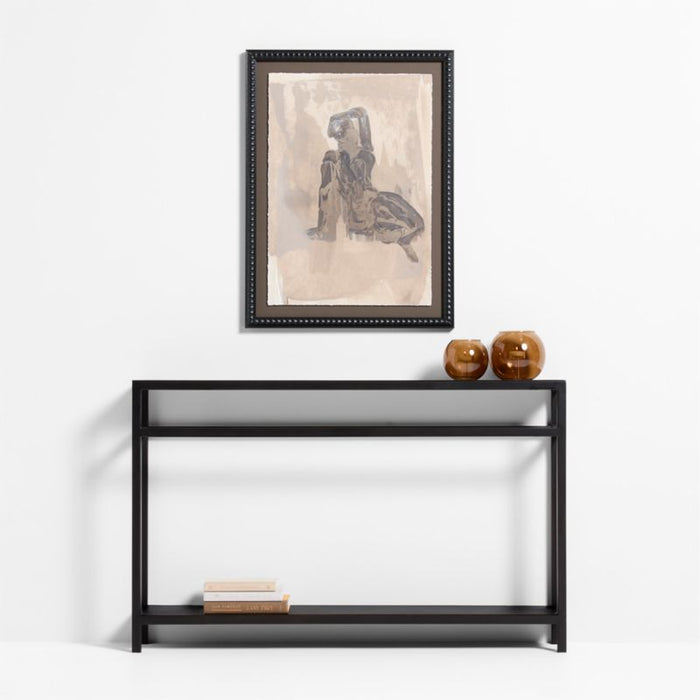 "Textural Figuration II" 24"x32" Framed Wall Art Print