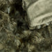 Textured Faux Fur 70"x55" Burnt Green Throw Blanket