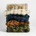 Textured Faux Fur 70"x55" Burnt Green Throw Blanket
