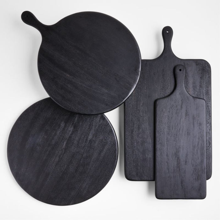 Tondo Ebonized Round Serving Board