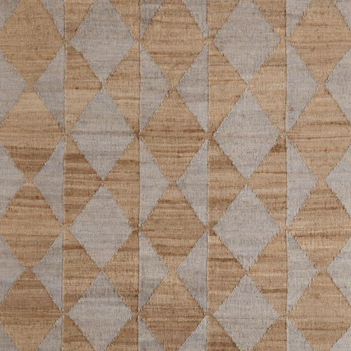 Toulon Jute Diamond Checkered Grey Area Rug 12'x15'