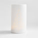 Large White Christmas Tree Porcelain Hurricane Candle Holder 9"