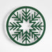 Green Tree and Snowflake Holiday Trivet