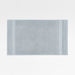 Turkish Organic Cotton Mist Blue Bath Mat