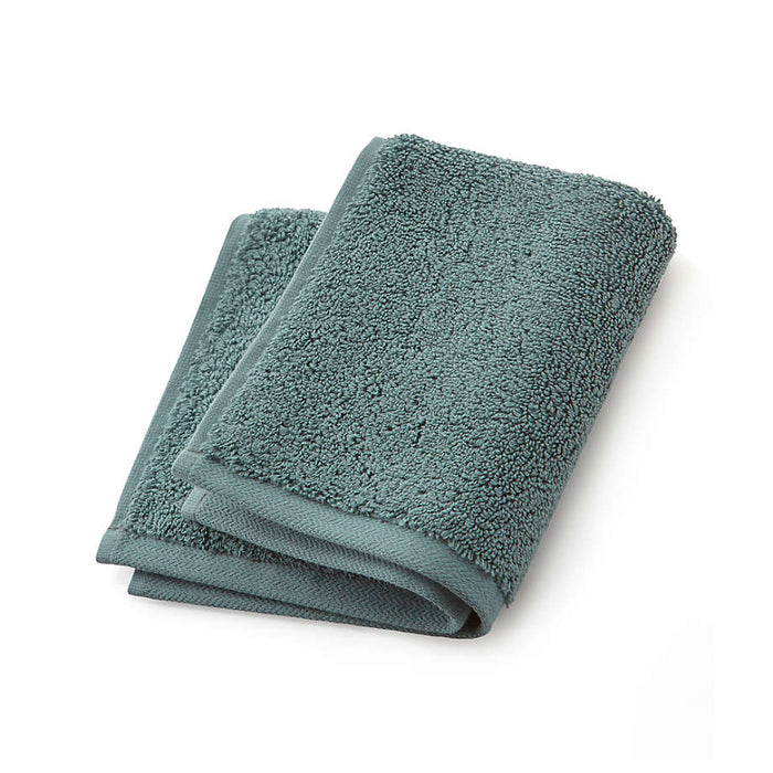 Organic Turkish Cotton Ocean Blue Washcloth