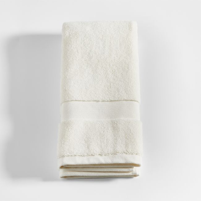 Organic 800-Gram Woolen Ivory Turkish Hand Towel