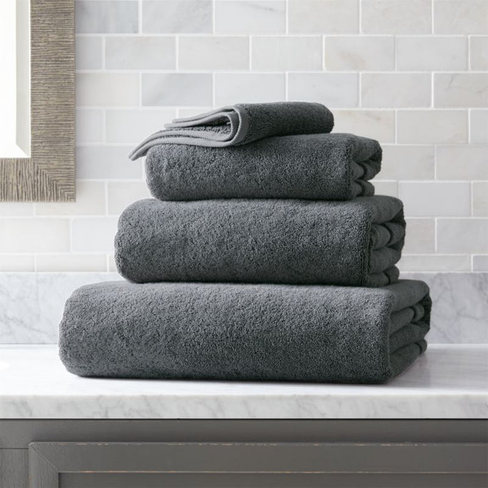 Organic Turkish Cotton Slate Bath Towel