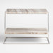 Tuscan Kitchen Marble 2-Tier Server