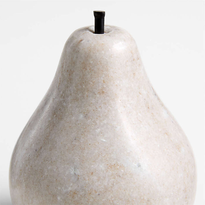 Tuscan Beige Marble Decorative Pear