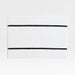 Tuxedo Stripe Organic Cotton Ink Black Bath Mat