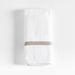 Tuxedo Stripe Organic Cotton Sand Beige Hand Towel