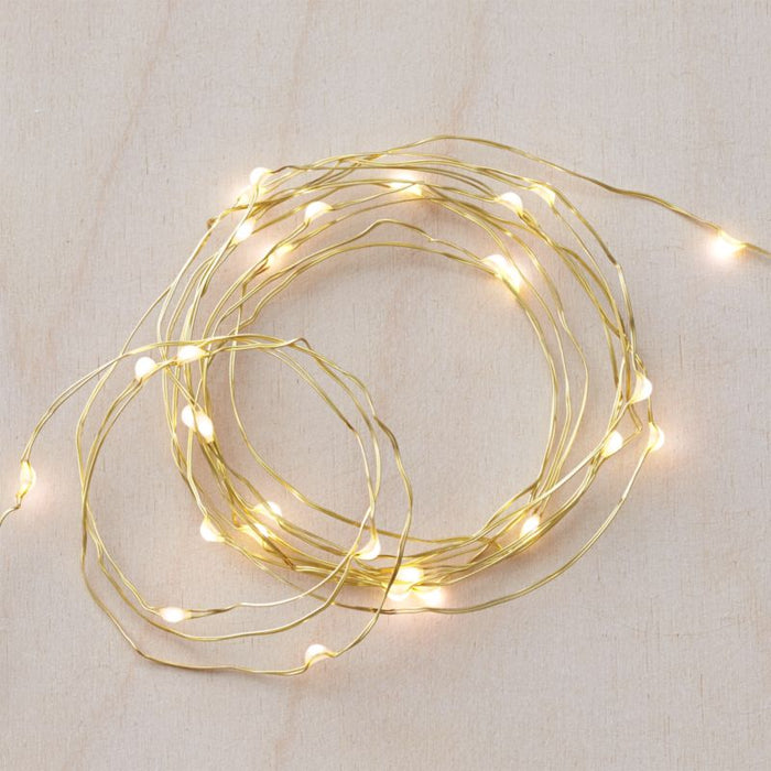 Twinkle Gold 30' Outdoor String Lights