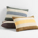 Tonal Textured Stripes 22"x15" Mustard Yellow Indoor/Outdoor Throw Pillow
