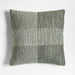 Textured Woven Stripes 20"x20" Juniper Green Indoor/Outdoor Throw Pillow