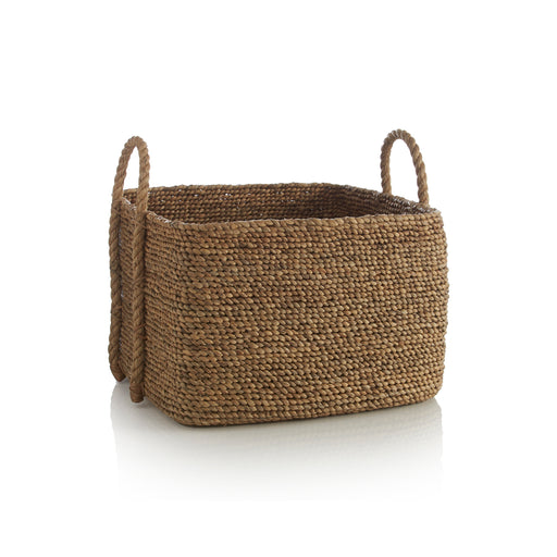 Tyler Square Basket With Rope Handle Low